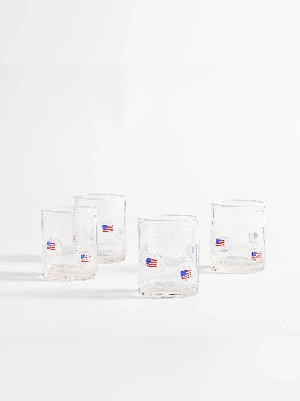 Pottery Barn American Flag Icon Tumblers - Set of 4